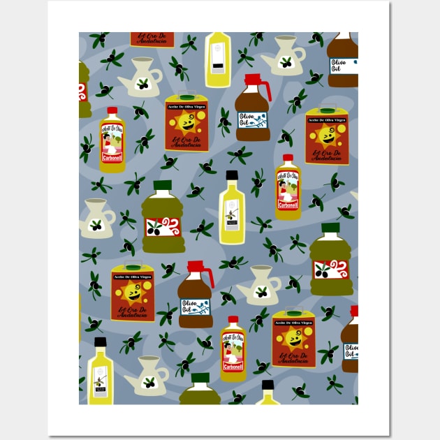 Olive Oil Wall Art by soniapascual
